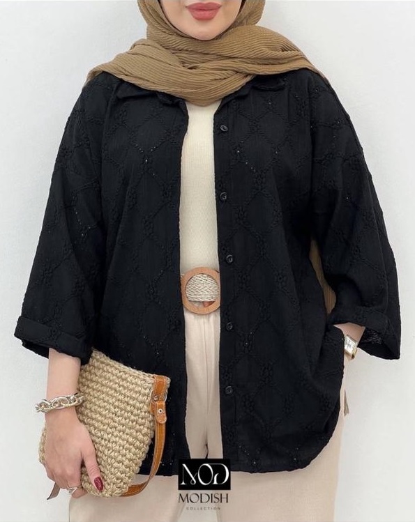 شومیز مانتویی مراکشی پاکتی کد a13 با طراحی مدرن و پارچه باکیفیت