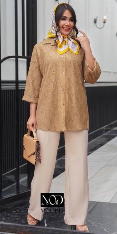 شومیز مانتویی مراکشی پاکتی کد a13 با طراحی مدرن و پارچه باکیفیت