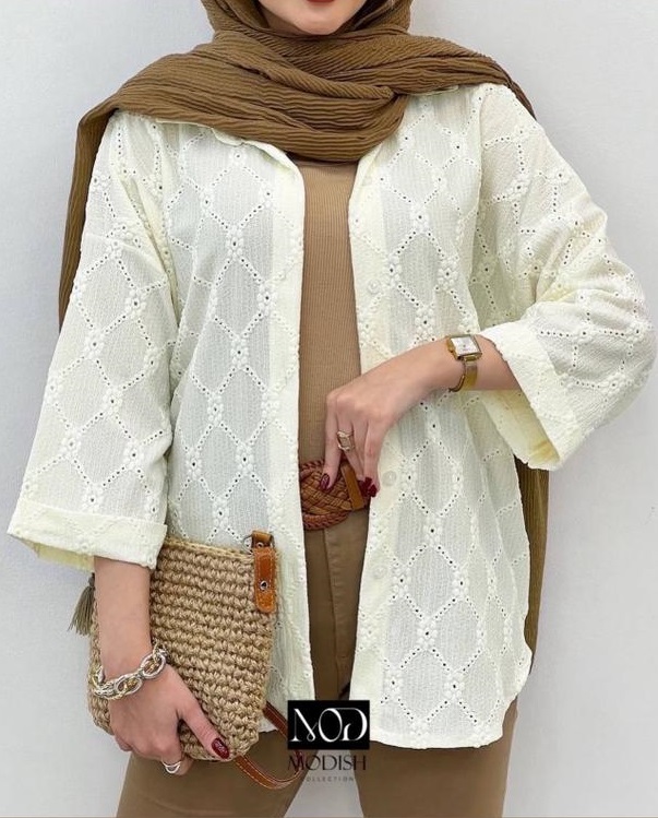 شومیز مانتویی مراکشی پاکتی کد a13 با طراحی مدرن و پارچه باکیفیت