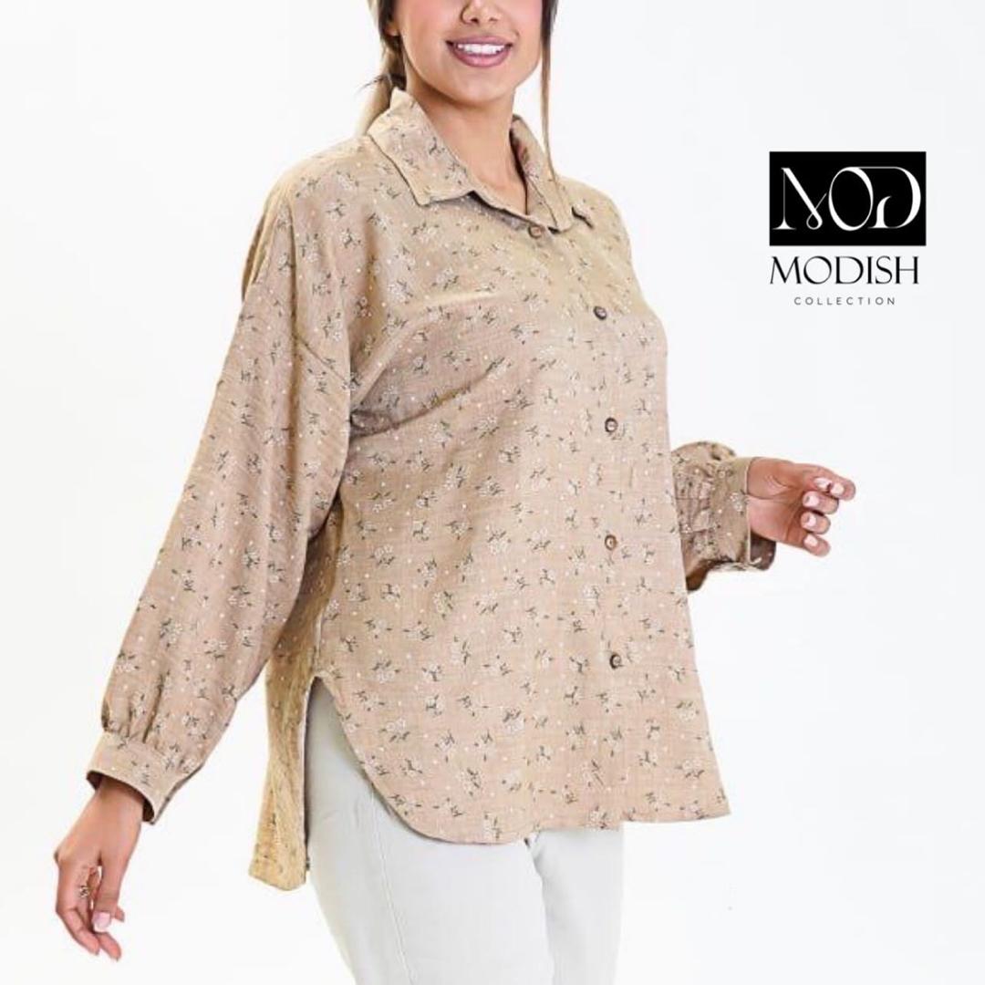 شومیز زنانه پشت چین‌دار کد A15 با طراحی مدرن و جذاب