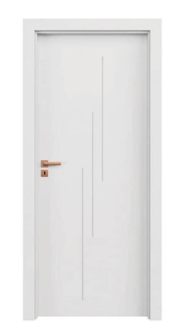 درب سفید توالت پلی وود