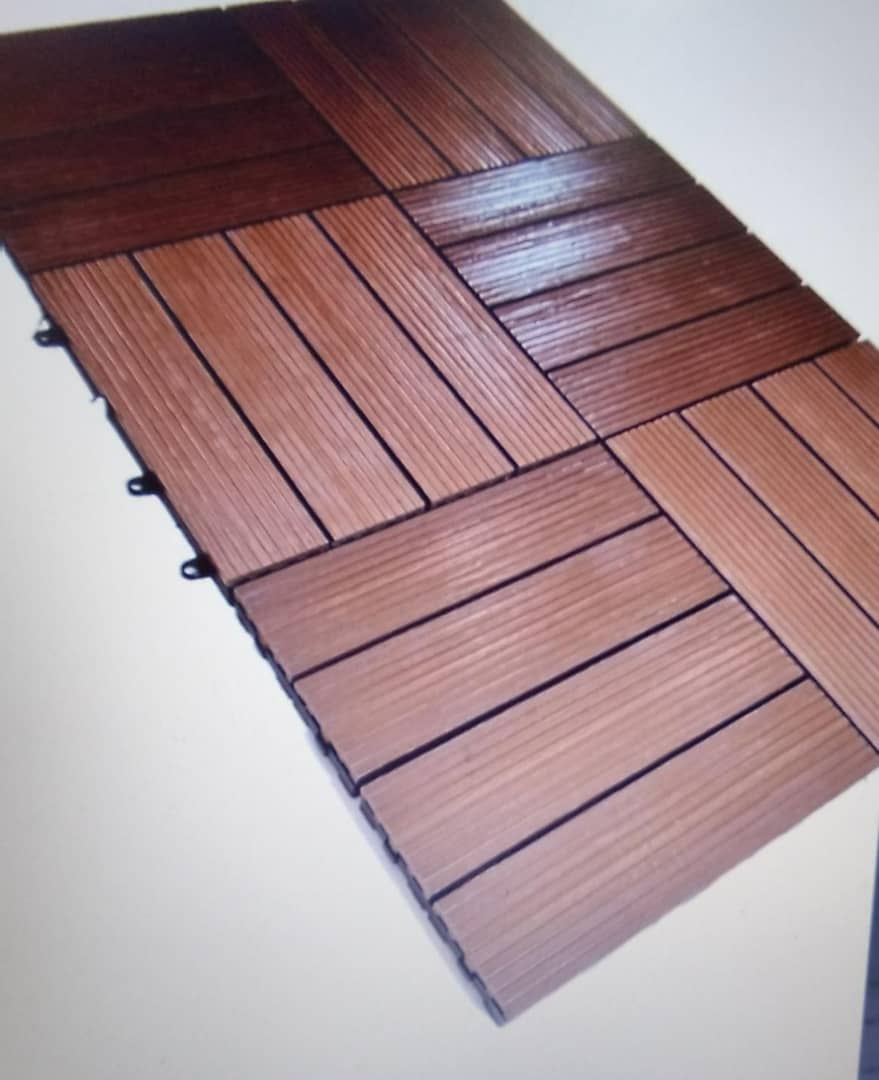 تایل چوب پلاست مدل ساج