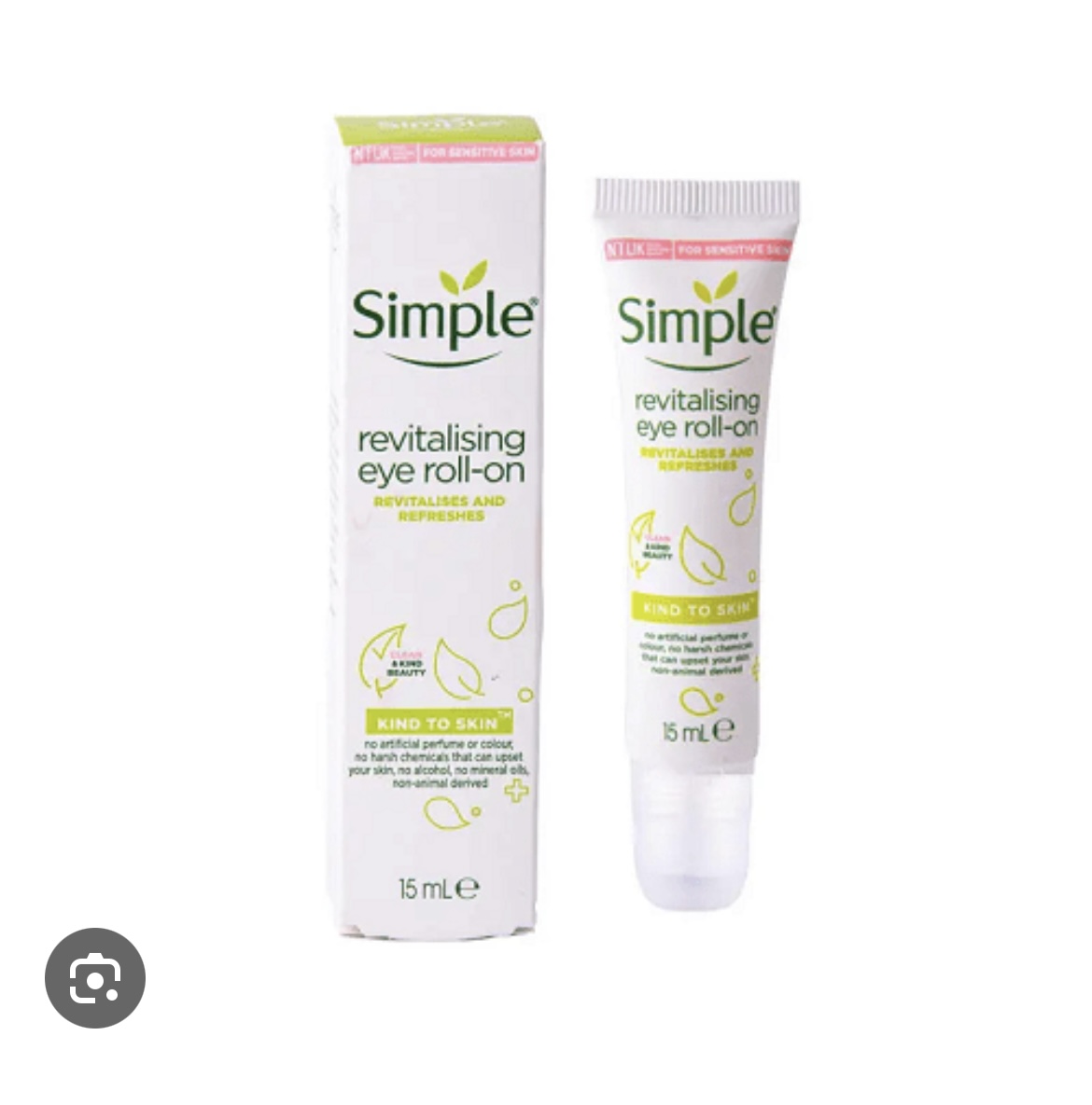 کرم رولی دور چشم سیمپل