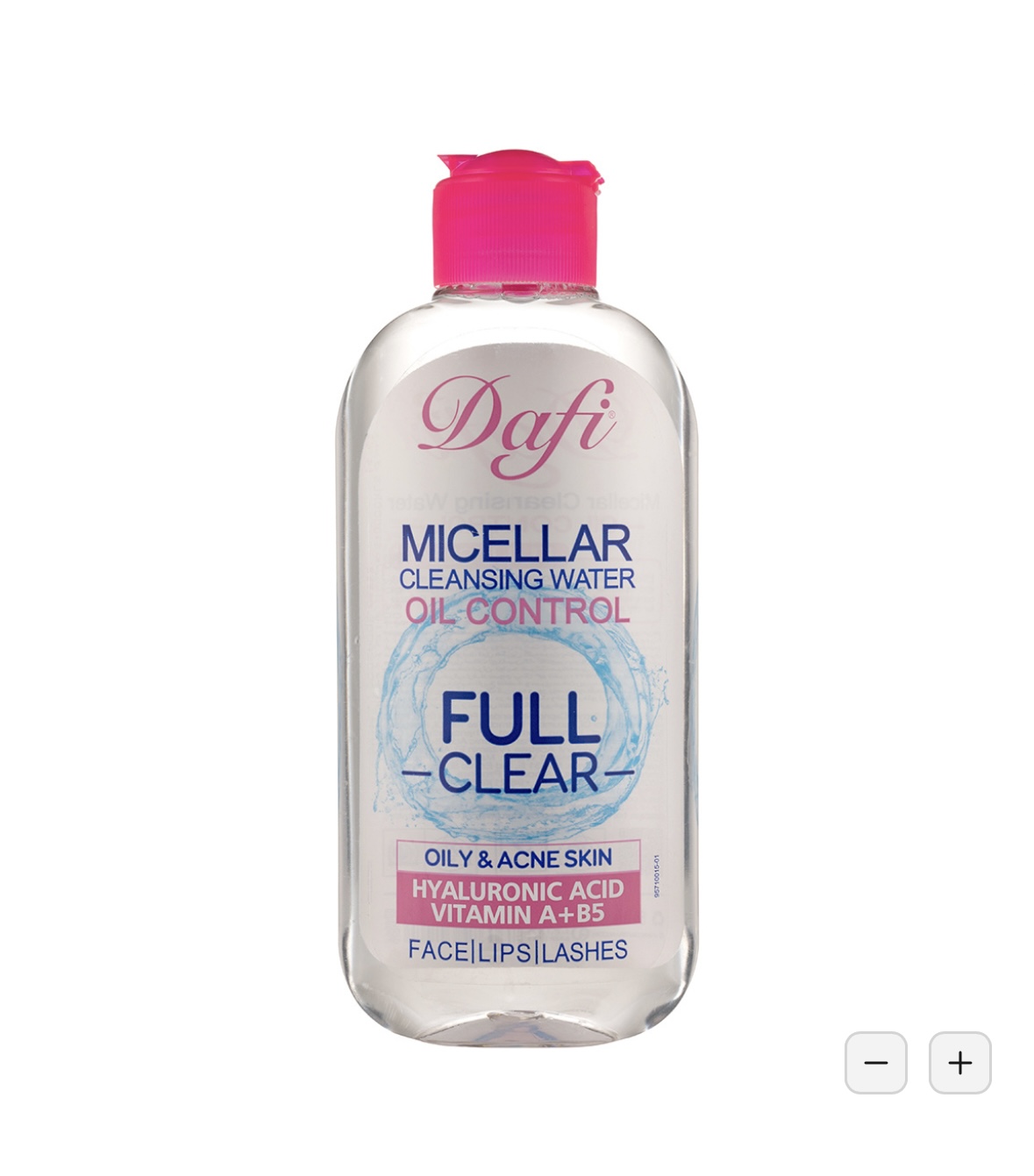 میسلار واتر صورت دافی مدل Oil control مناسب پوست چرب و آکنه دار حجم 200 میلی لیتر