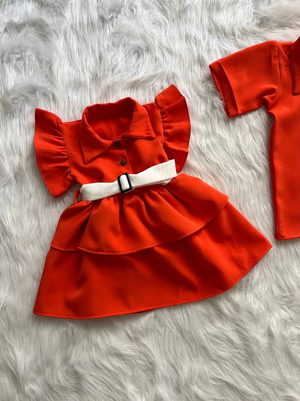 پیراهن کمر بند دار G115