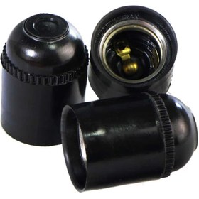 سرپیچ مشکی E27 سها