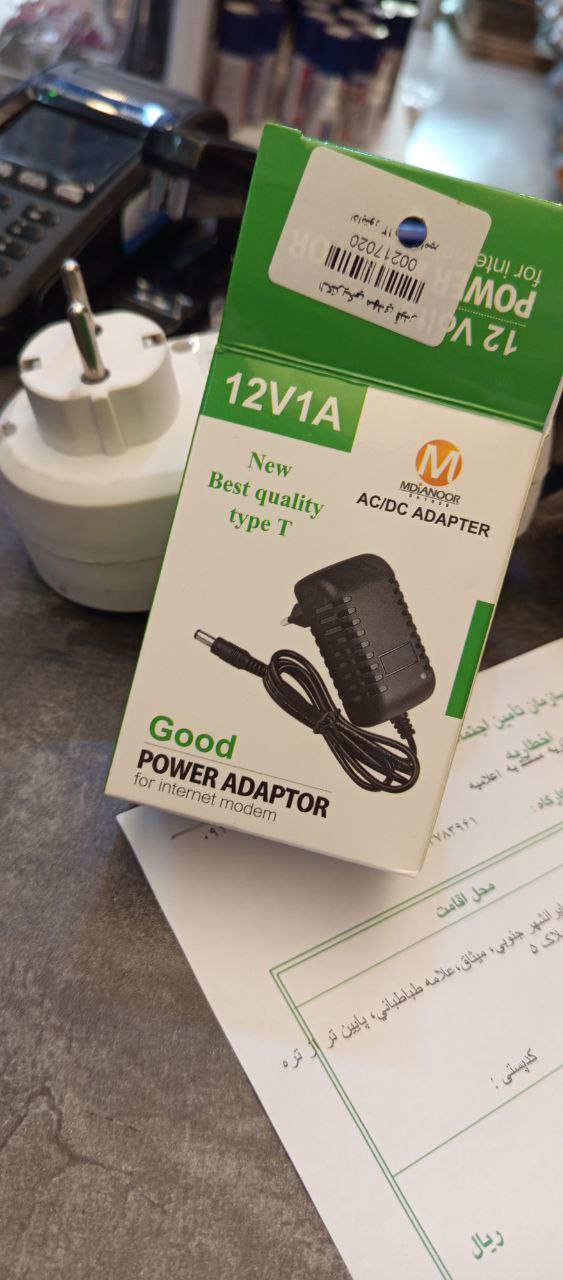 ادابتور ۱۲ولت ۱ امپر