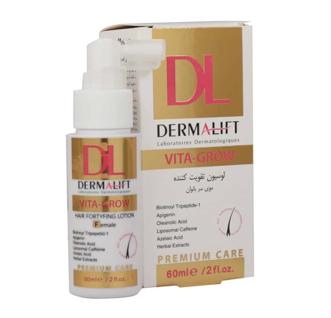 لوسیون تقویت کننده مو بانوان درمالیفت