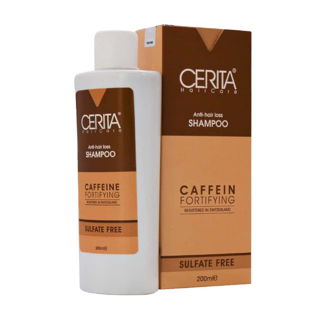 شامپو کافئین فاقد سولفات سریتا