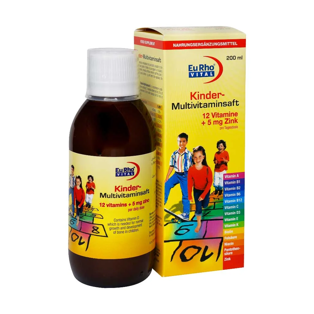 کیندر مولتی ویتامین یوروویتال (Kinder-Multivitamin saft)