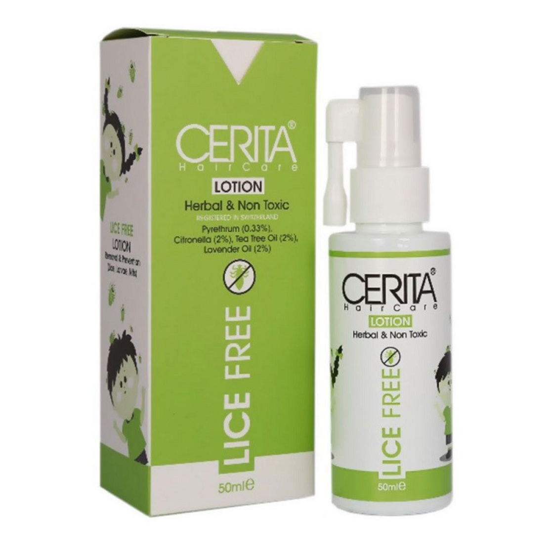 لوسیون ضد شپش سریتا