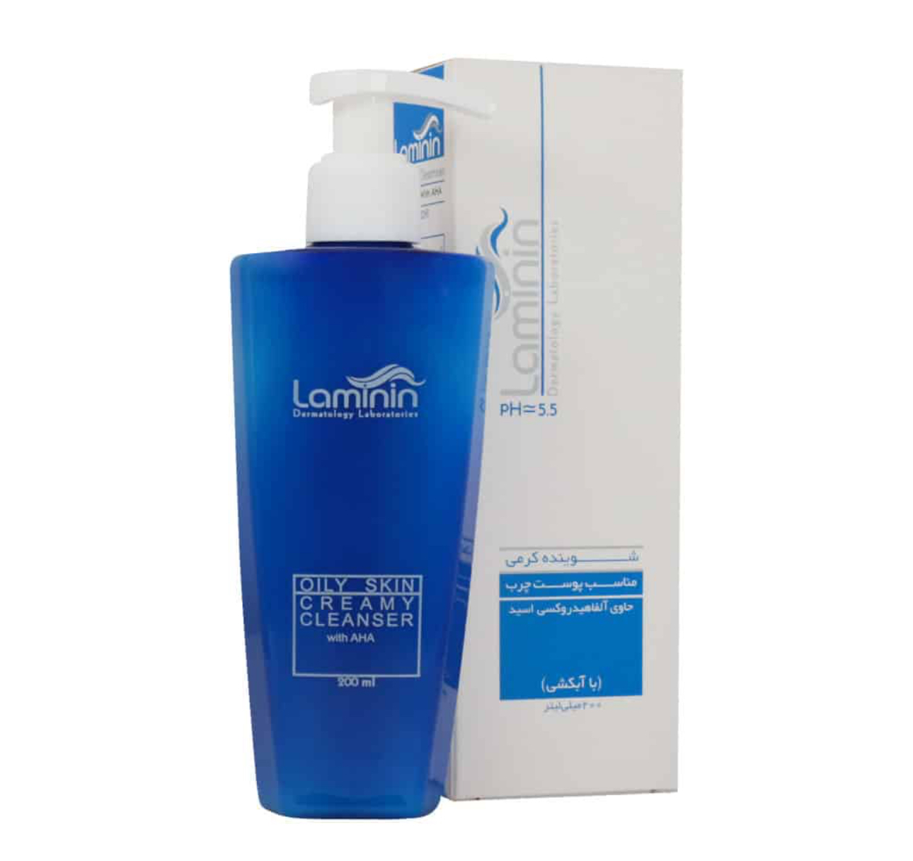 شوینده کرمی پوست چرب لامینین Laminin