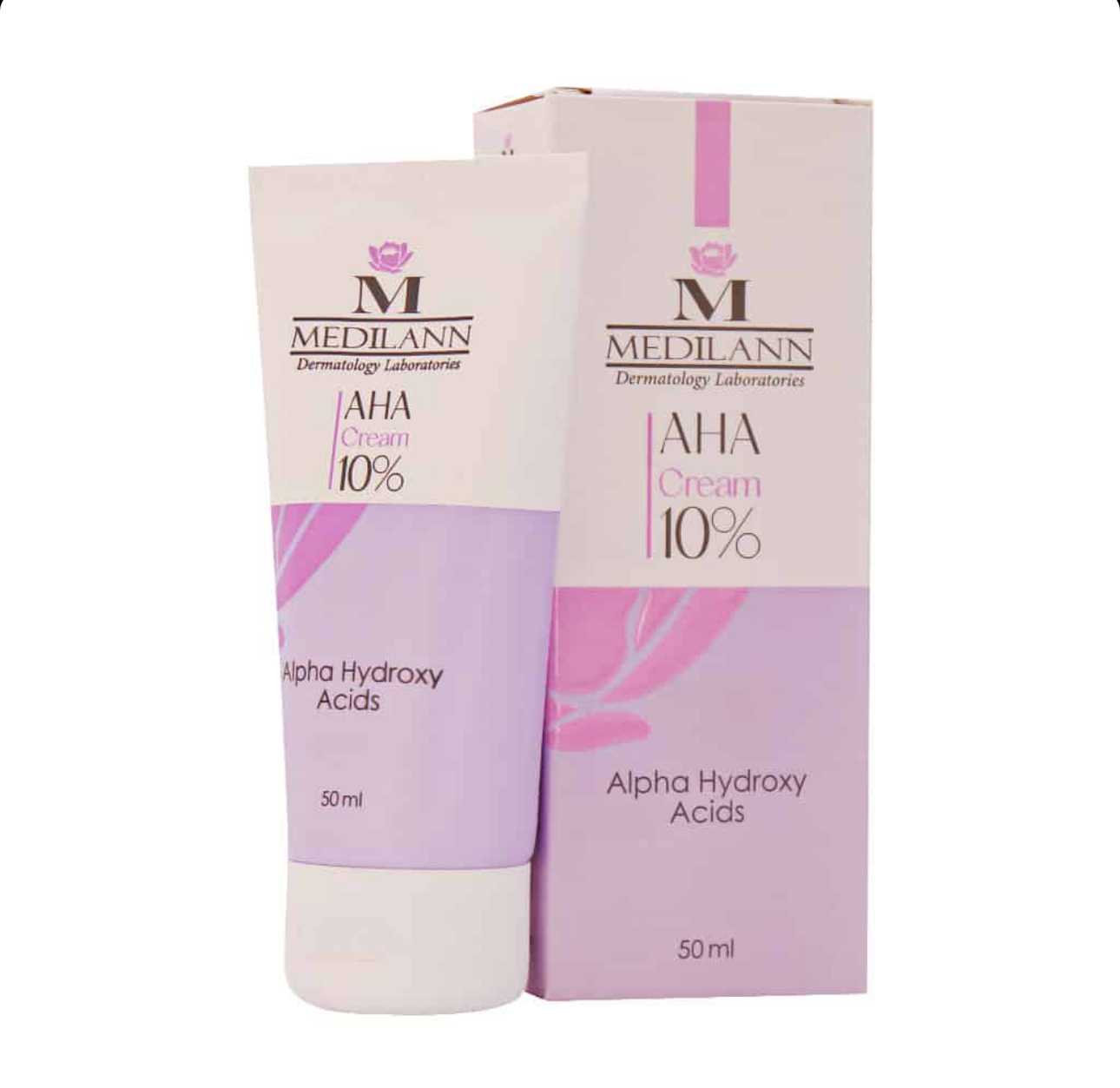 کرم لایه بردار AHA 10% مدیلن Medilann