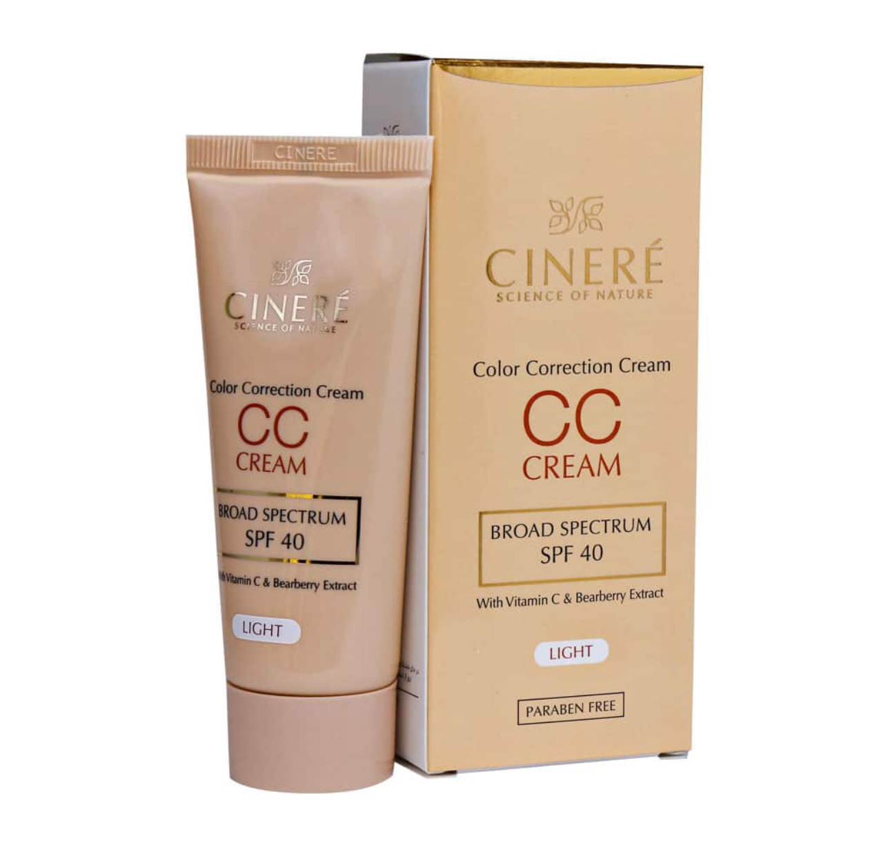 کرم پودر روشن کننده(CC کرم) سینره SPF 40