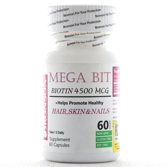 کپسول مگابیت 4500 میکروگرم برونسون 60 عدد ()