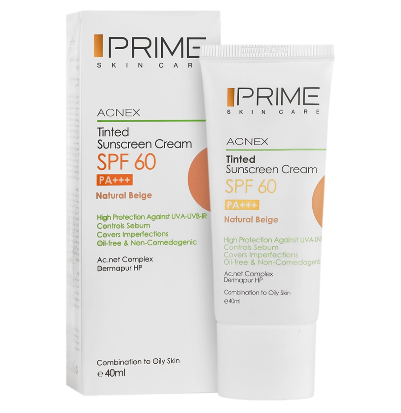 کرم ضدآفتاب رنگی SPF 60 پرایم Prime