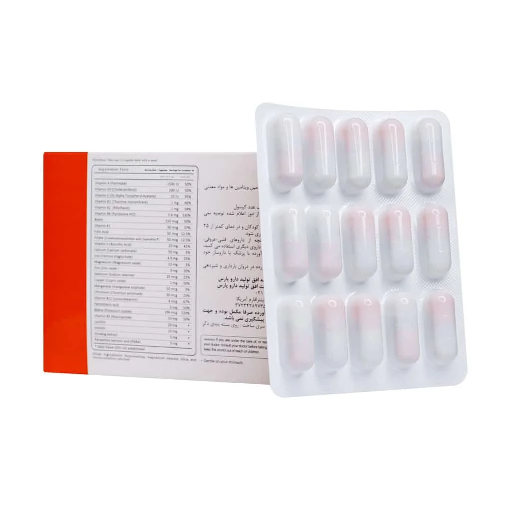 کپسول ففول ویتامینز اینترافارم 30 عدد ()