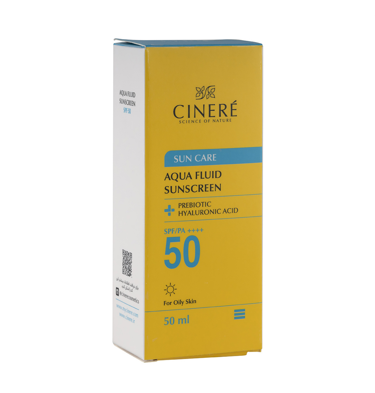 ضدآفتاب فلوئید SPF 50 سینره Cinere