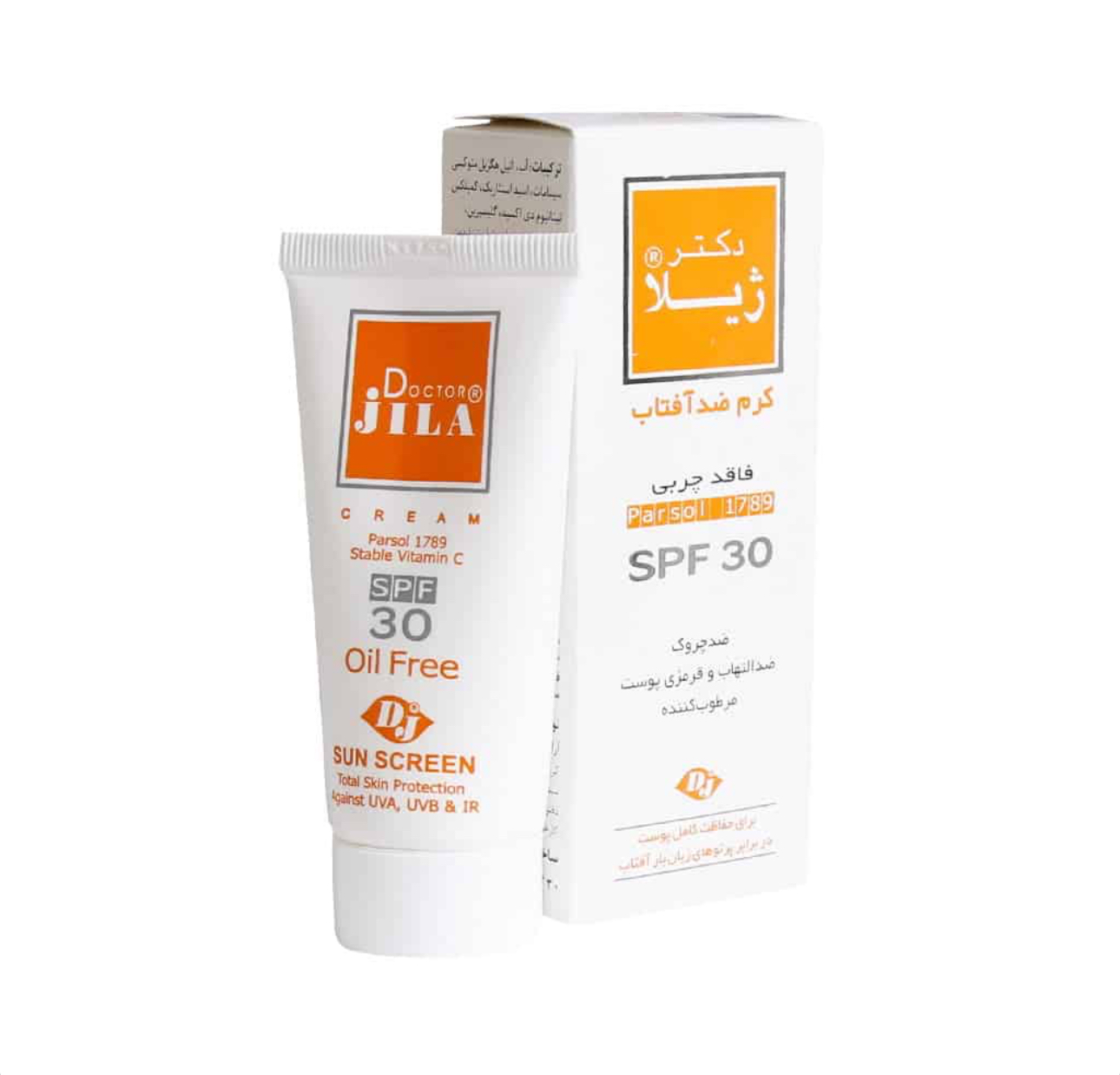 کرم ضدآفتاب فاقد چربی SPF 30 دکتر ژیلا
