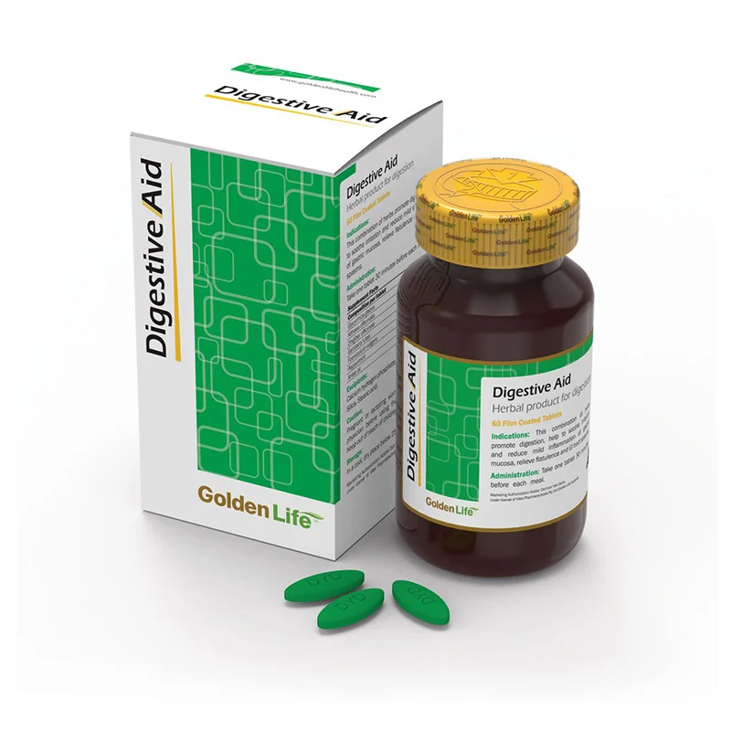قرص دایجستیو اید گلدن لایف 60 عددی (Golden Life Digestive Aid)