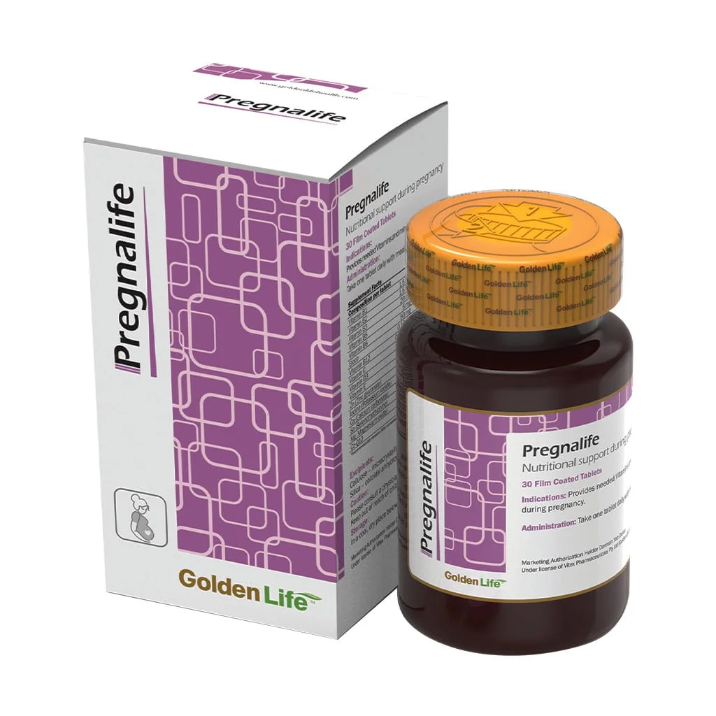 قرص مولتی ویتامین مینرال بارداری پرگنالایف گلدن لایف ()