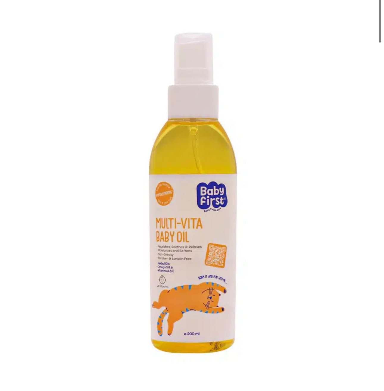 روغن بچه ویتامینه بیبی فرست