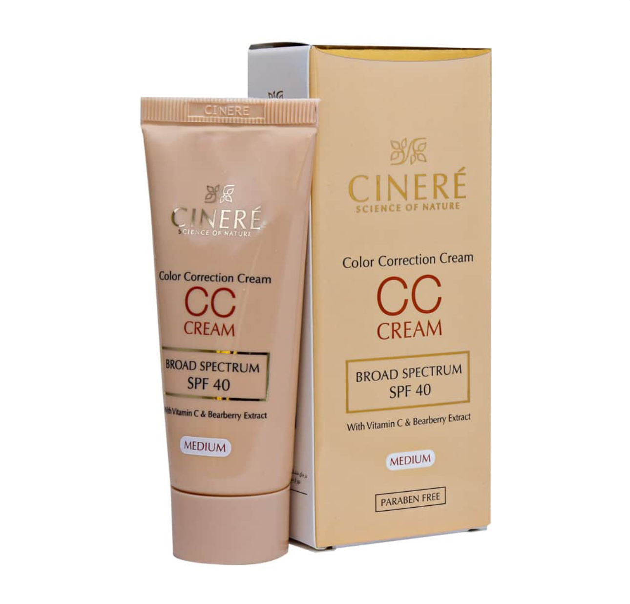 کرم پودر روشن کننده(CC کرم) سینره SPF 40