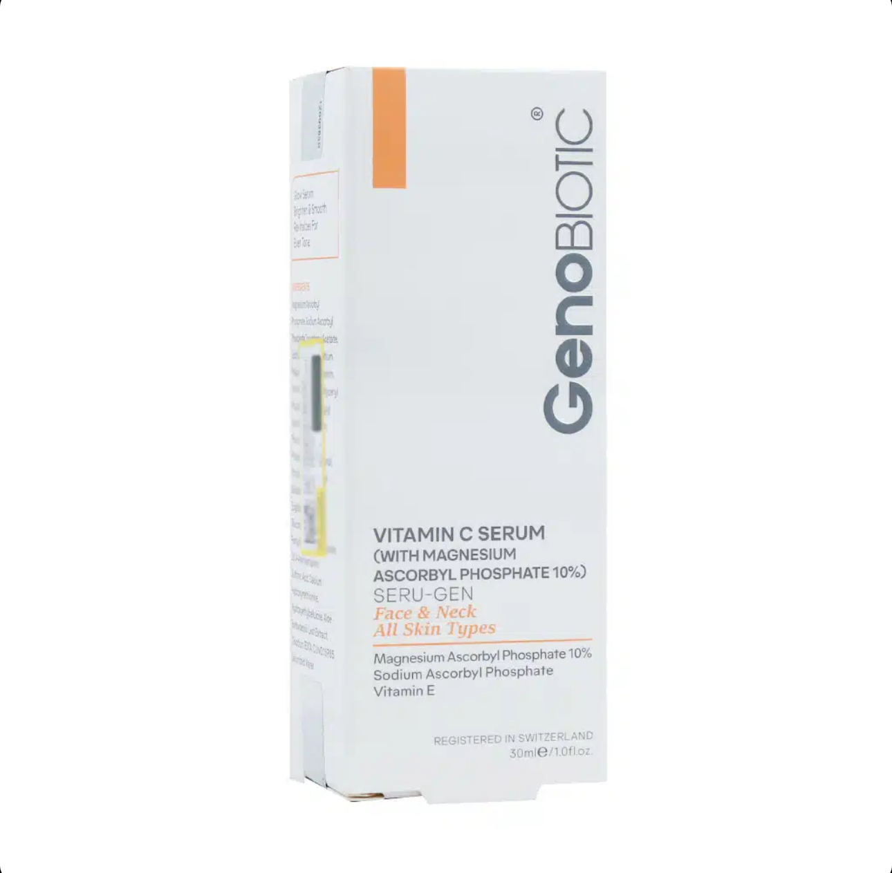 سرم ویتامین C (حاوی منیزیوم آسکوربیل فسفات 10%) ژنوبایوتیک Genobiotic