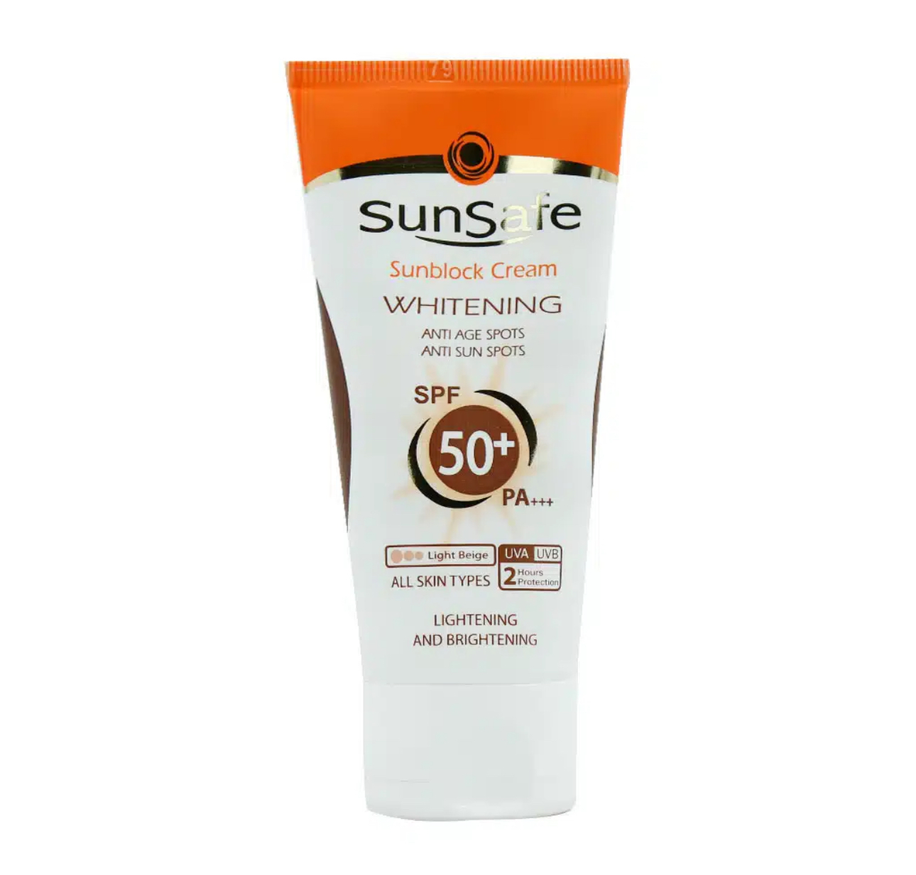 کرم ضدآفتاب روشن کننده +SPF 50 سان سیف