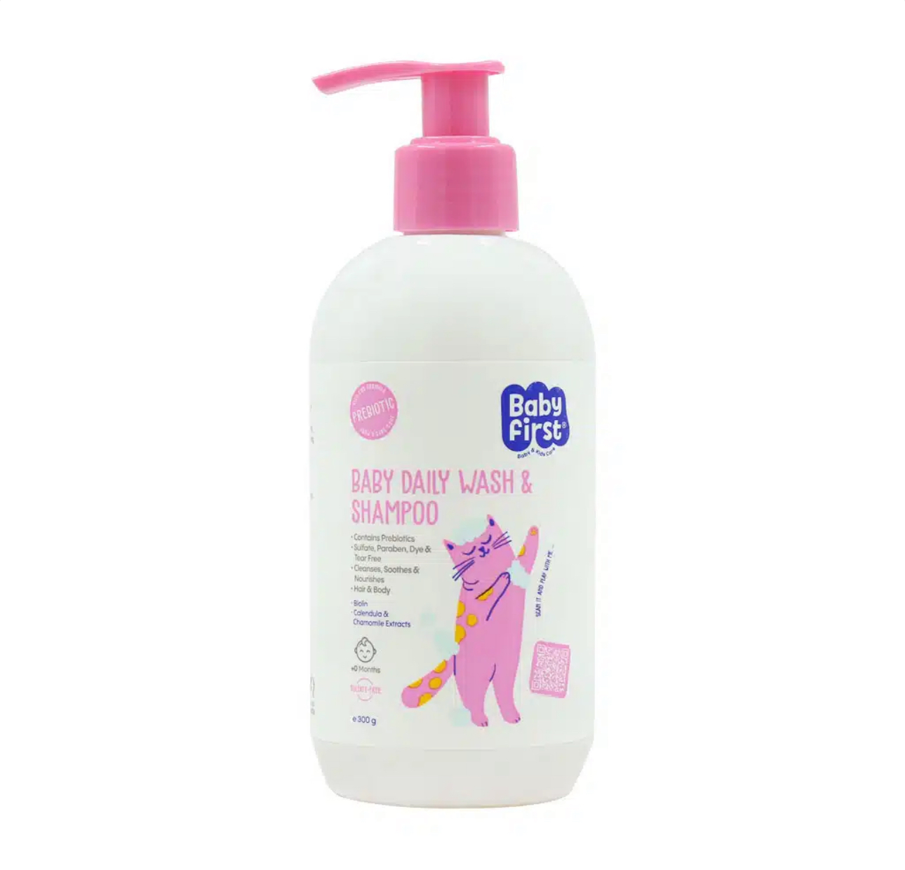 شامپو سر و بدن نوزاد بیبی فرست