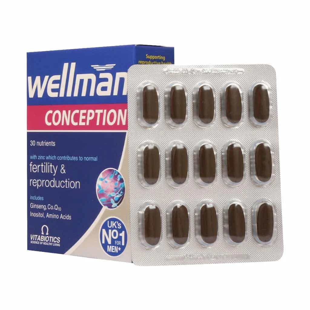 قرص ولمن کانسپشن ویتابیوتیکس (Wellman Conseption VITABIOTICS)