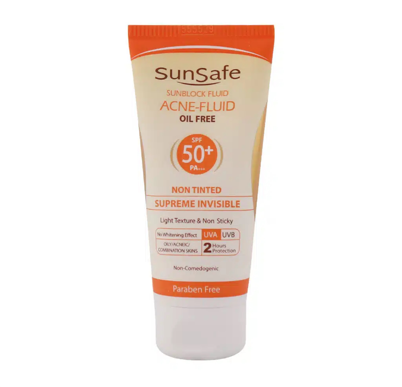 فلوئید ضدآفتاب فاقد چربی +SPF 50 سان سیف