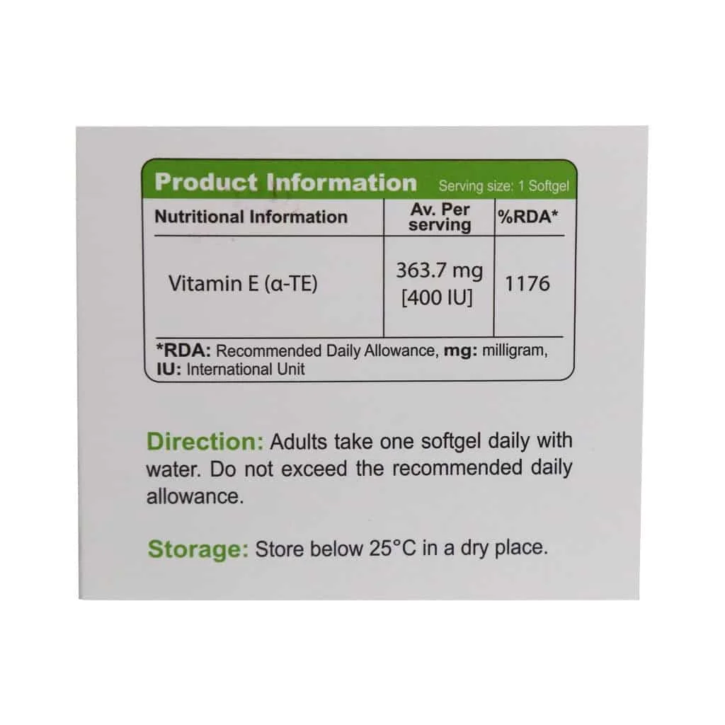 کپسول ویتامین ای ویواتیون 400 ()