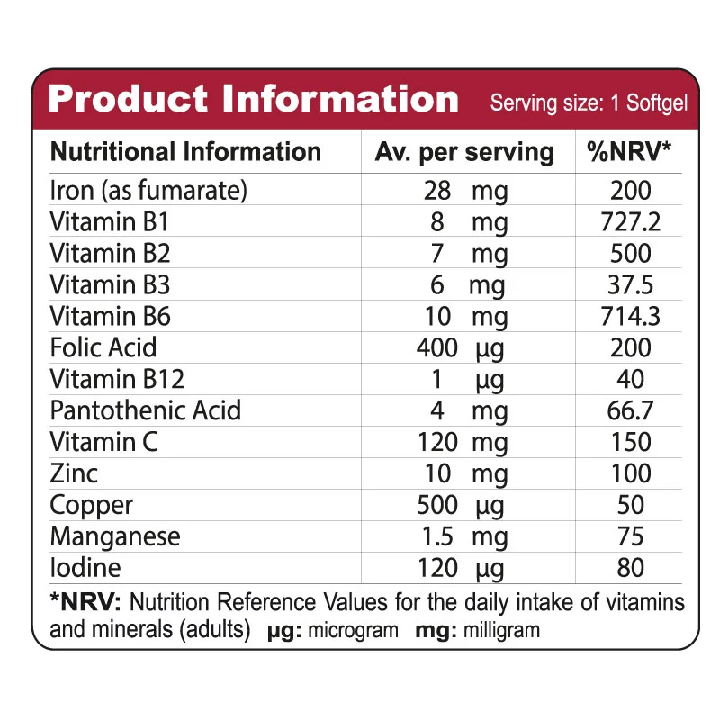 کپسول نرم ژلاتینی فروسیس (Ferosis)