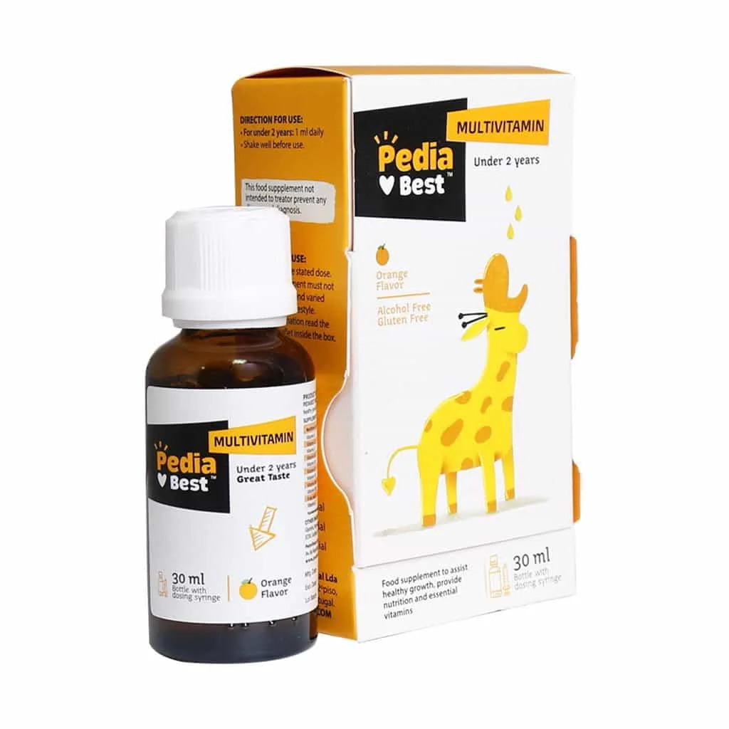 قطره مولتی ویتامین پدیابست با طعم پرتقال ()