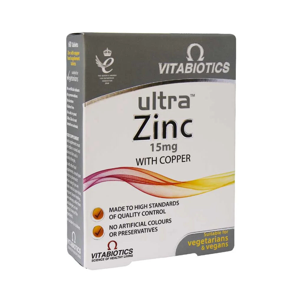 قرص اولترا زینک ویتابیوتیکس (Ultra Zink VITABIOTICS)