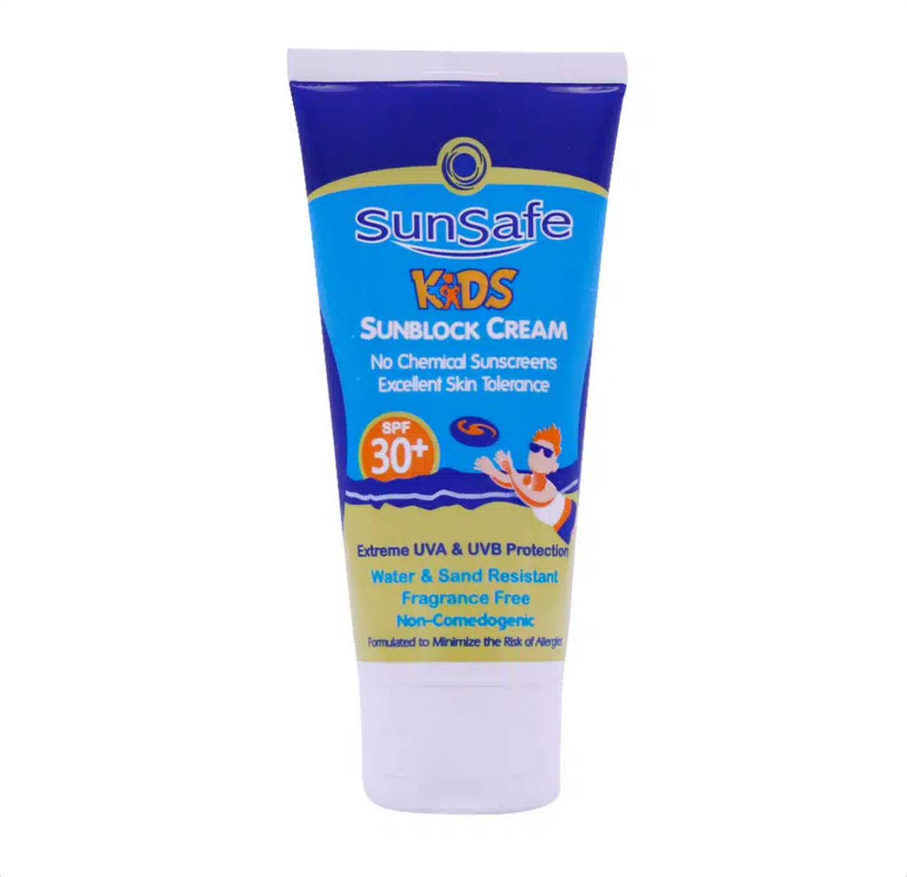 کرم ضدآفتاب کودکان +SPF 30 سان سیف