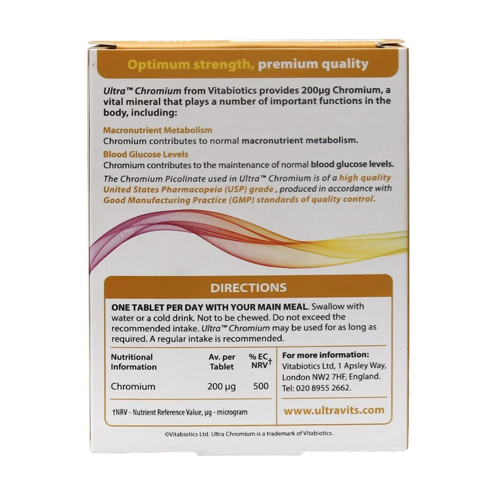 قرص اولترا کروم ویتابیوتیکس (Ultra Chromiuim