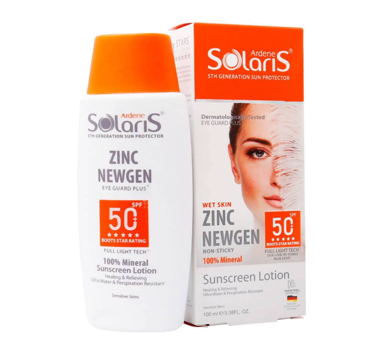 لوسیون ضد آفتاب فیزیکال زینک نیوژن +SPF50 سولاریس آردن