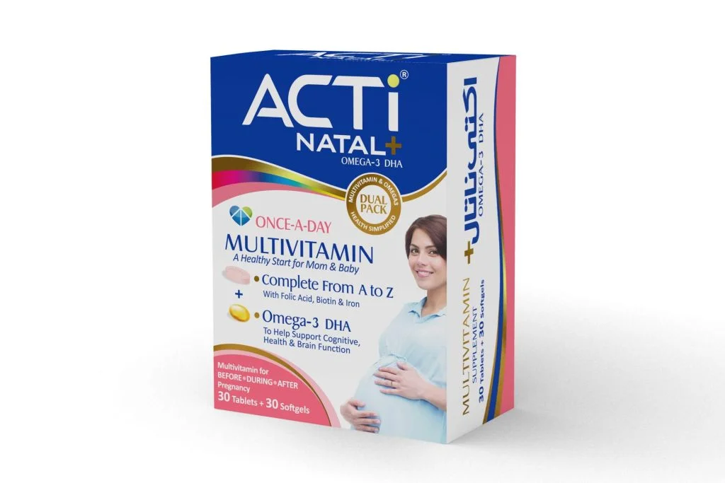 قرص اکتی ناتال پلاس امگا3