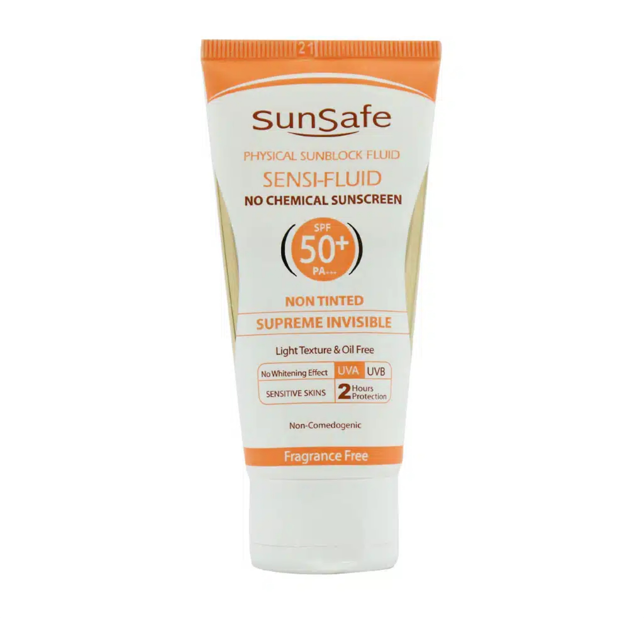فلوئید ضدآفتاب فیزیکال +SPF 50 سان سیف