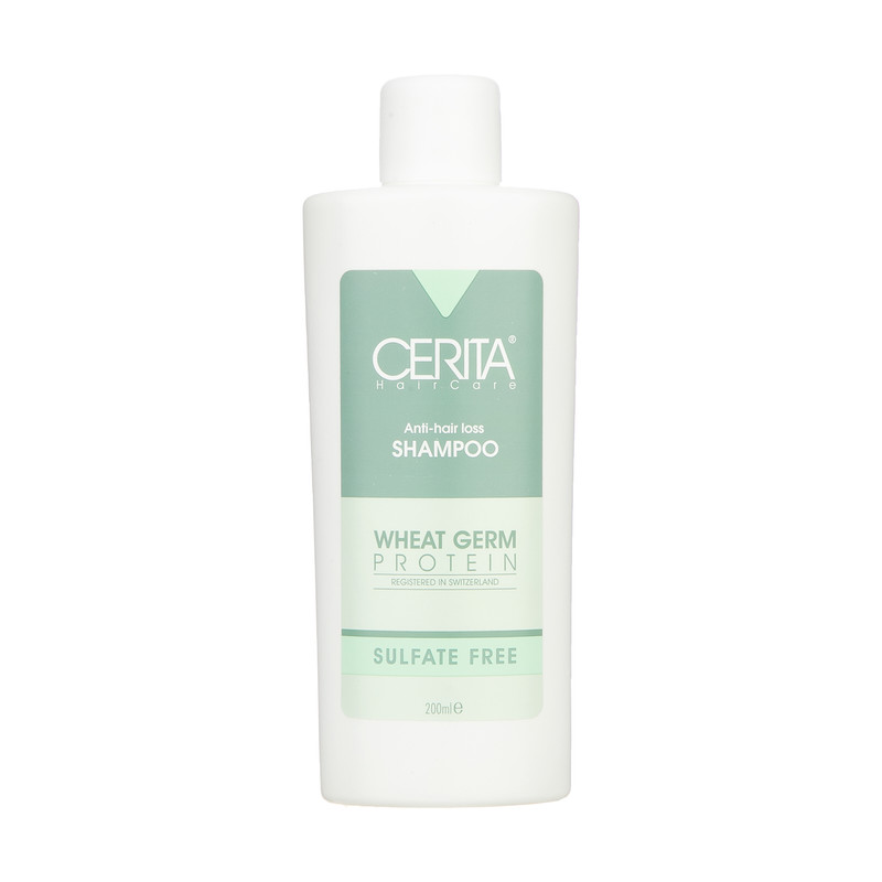 شامپو تقویت کننده مو حاوی پروتئین جوانه گندم سریتا (فاقد سولفات)