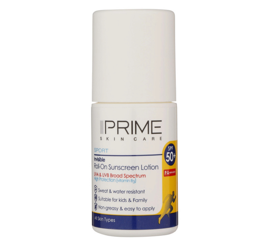 لوسیون ضدآفتاب رول آن SPF 50+ پرایم