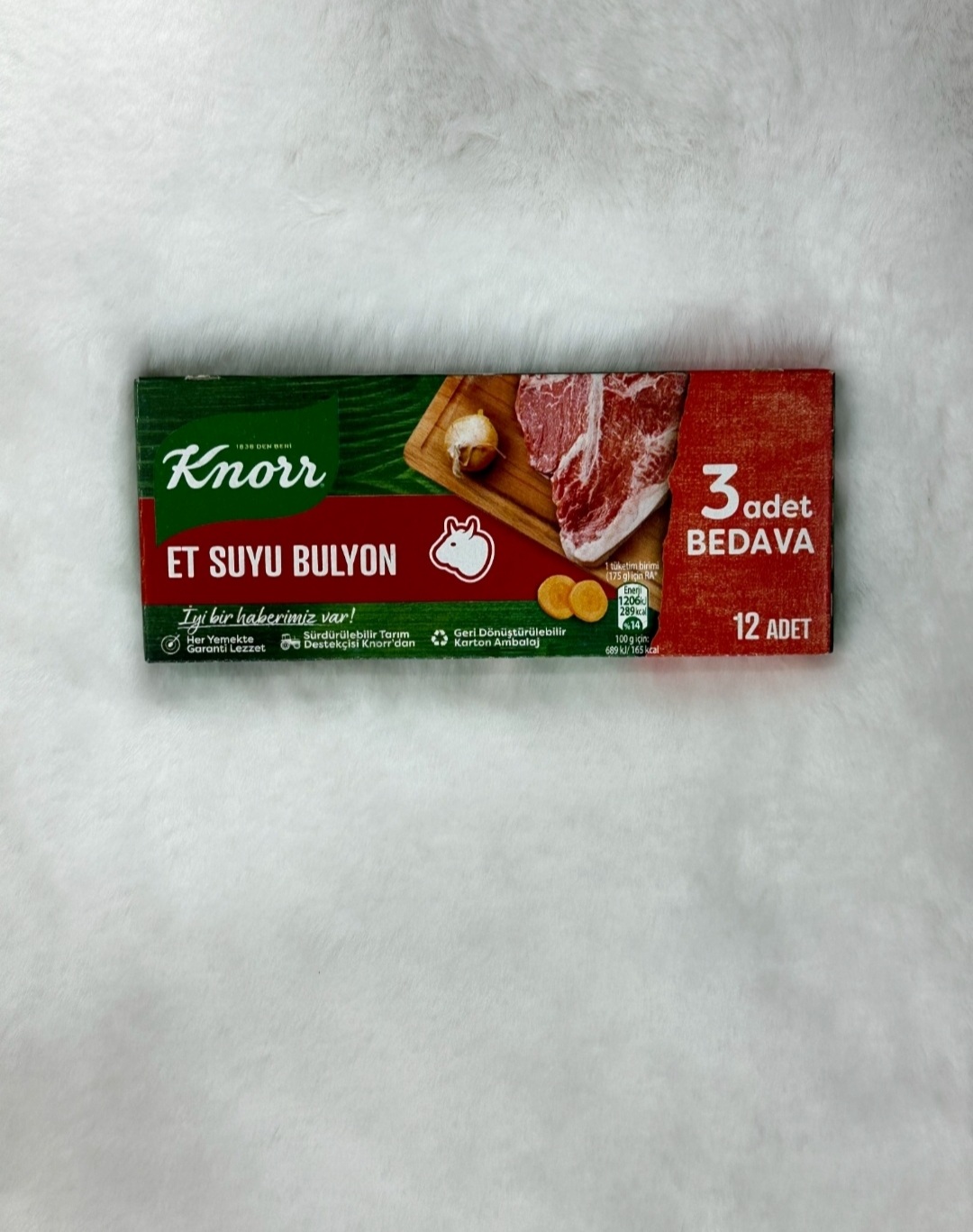 عصاره گوشت ۱۲ عددی کنور (knor)