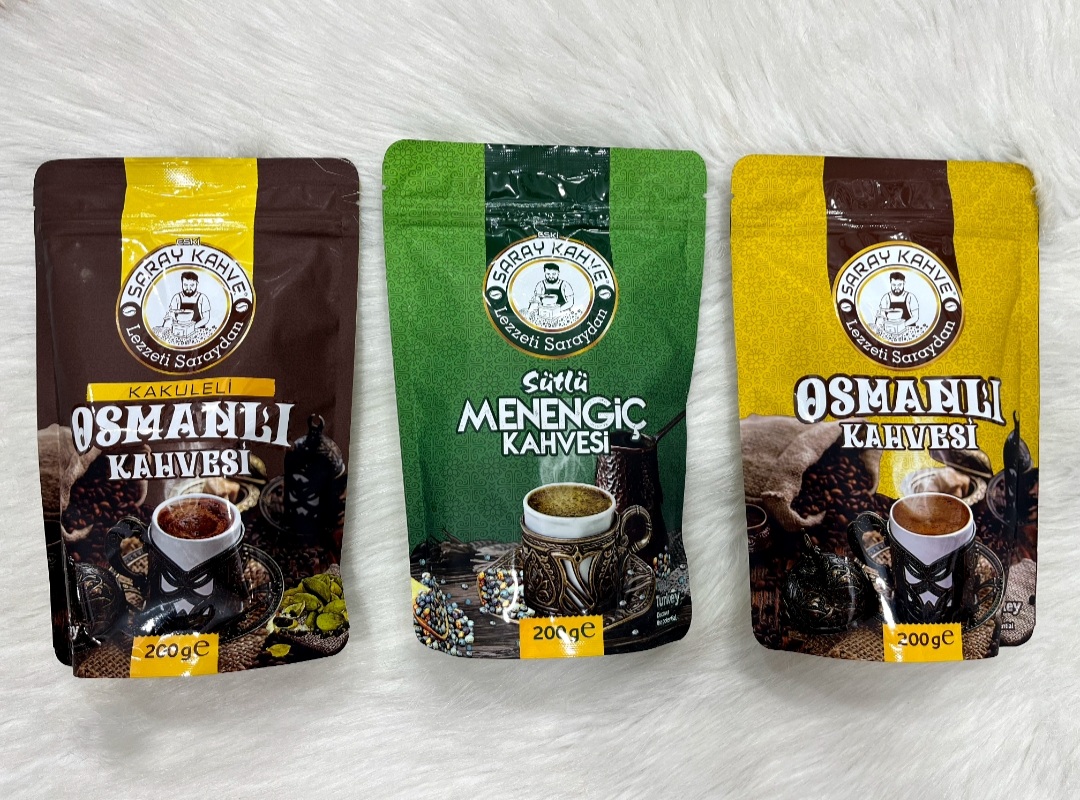 قهوه سارای در طعم های هل ،مننگیچ(مننجیک)و ساده