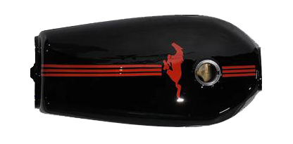 باک موتورسیکلت هوندا۱۲۵ مشکی طرح فورد