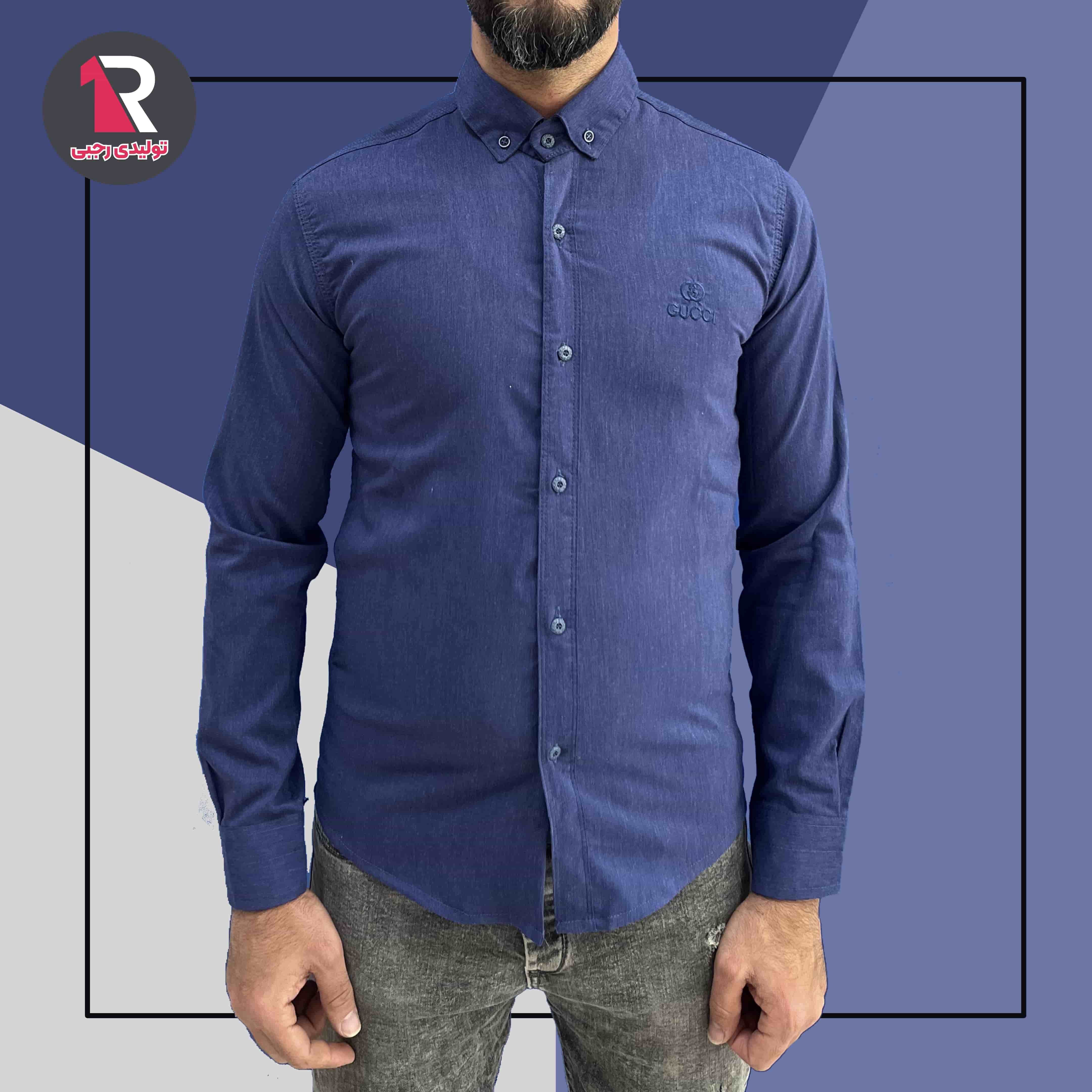 پیراهن مردانه ساده کشی