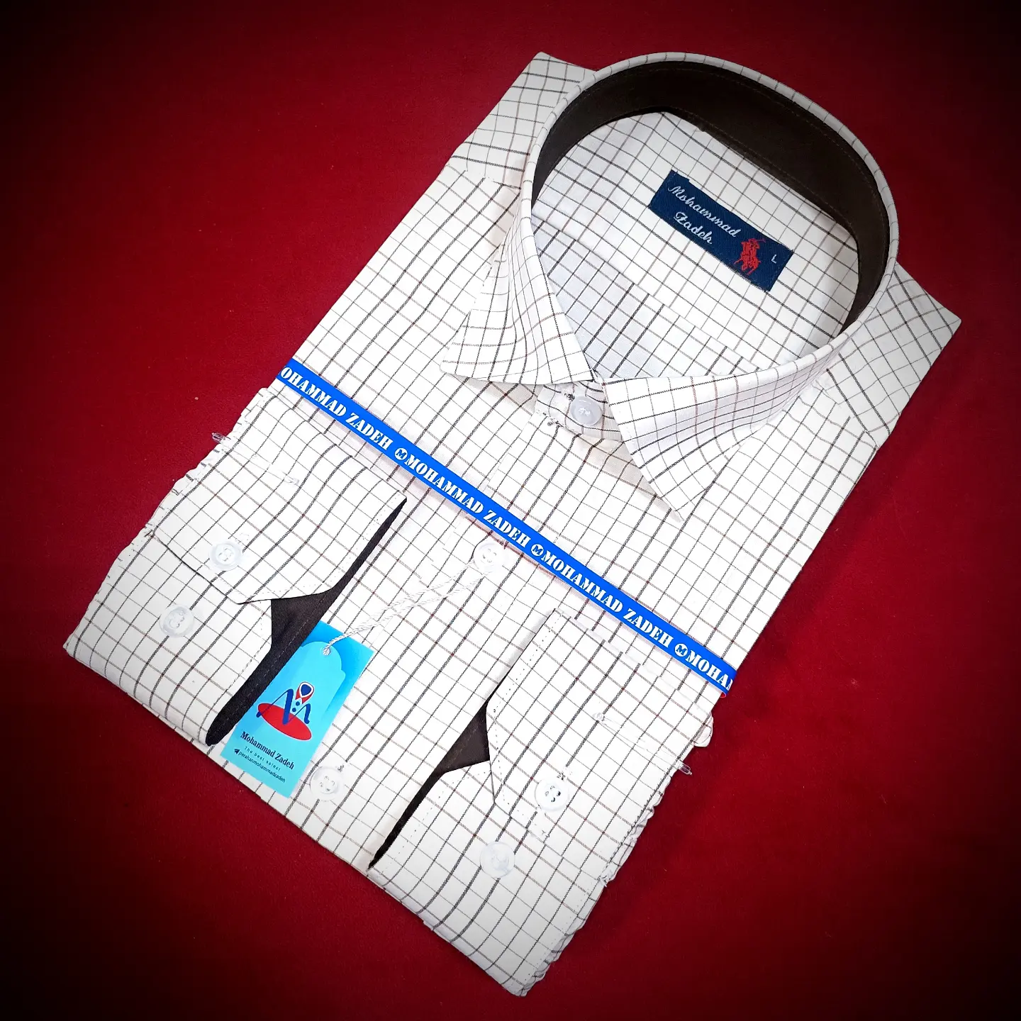 پیراهن جعبه ای چهار خانه