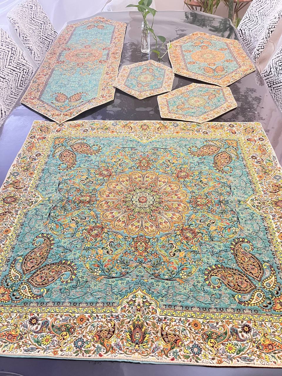 ترمه ابریشمی۵تیکه افشار