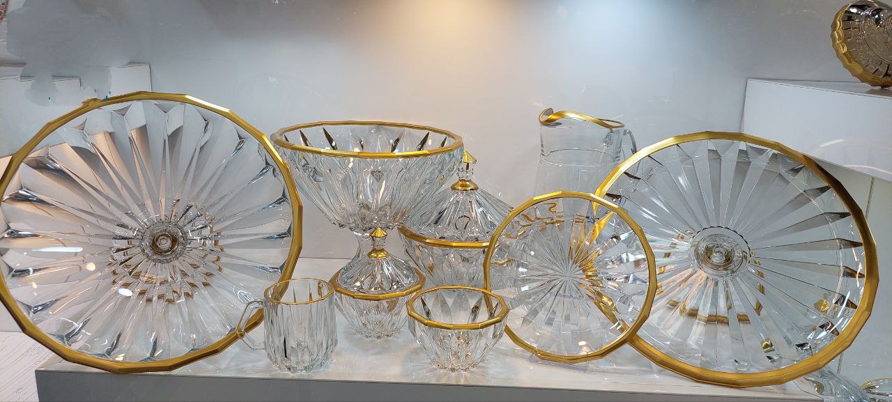 سرویس مودنا شامپاینی و سفید طلایی